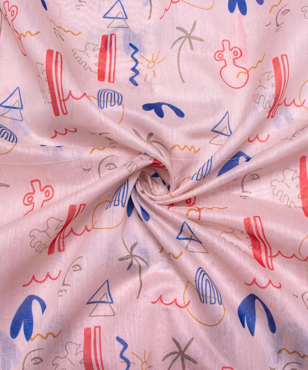 Buy Printed Chanderi Fabric online