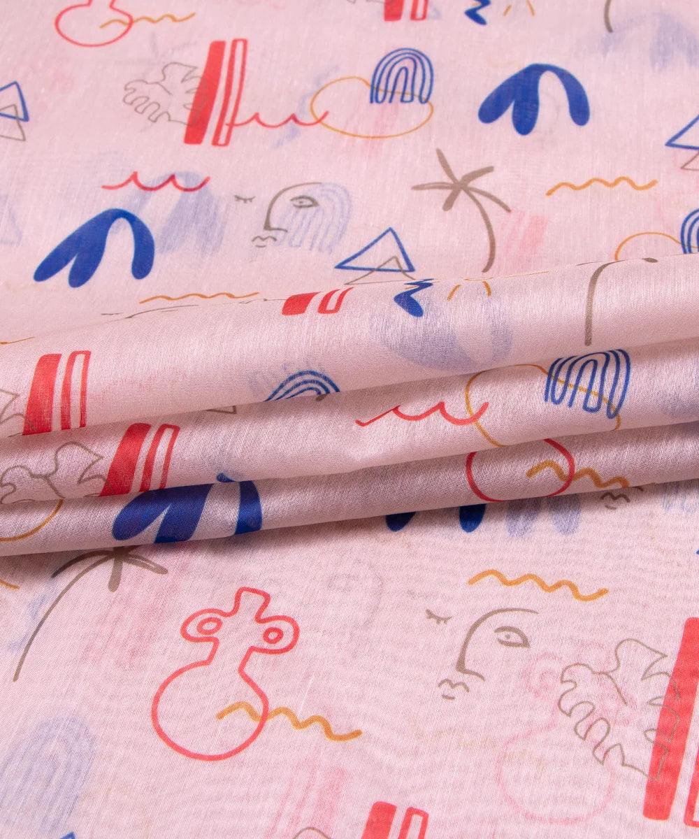 Buy Printed Chanderi Fabric online