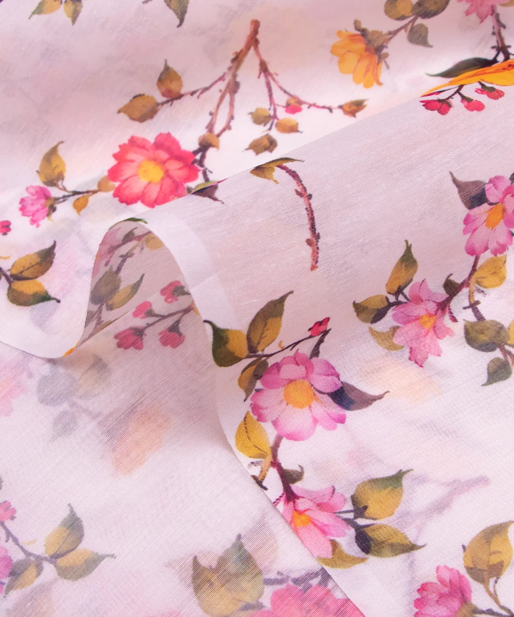 Buy Printed Chanderi Fabric online
