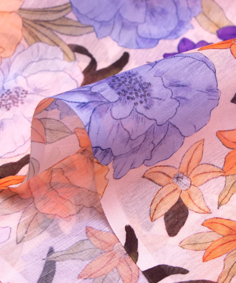 Buy Printed Chanderi Fabric online