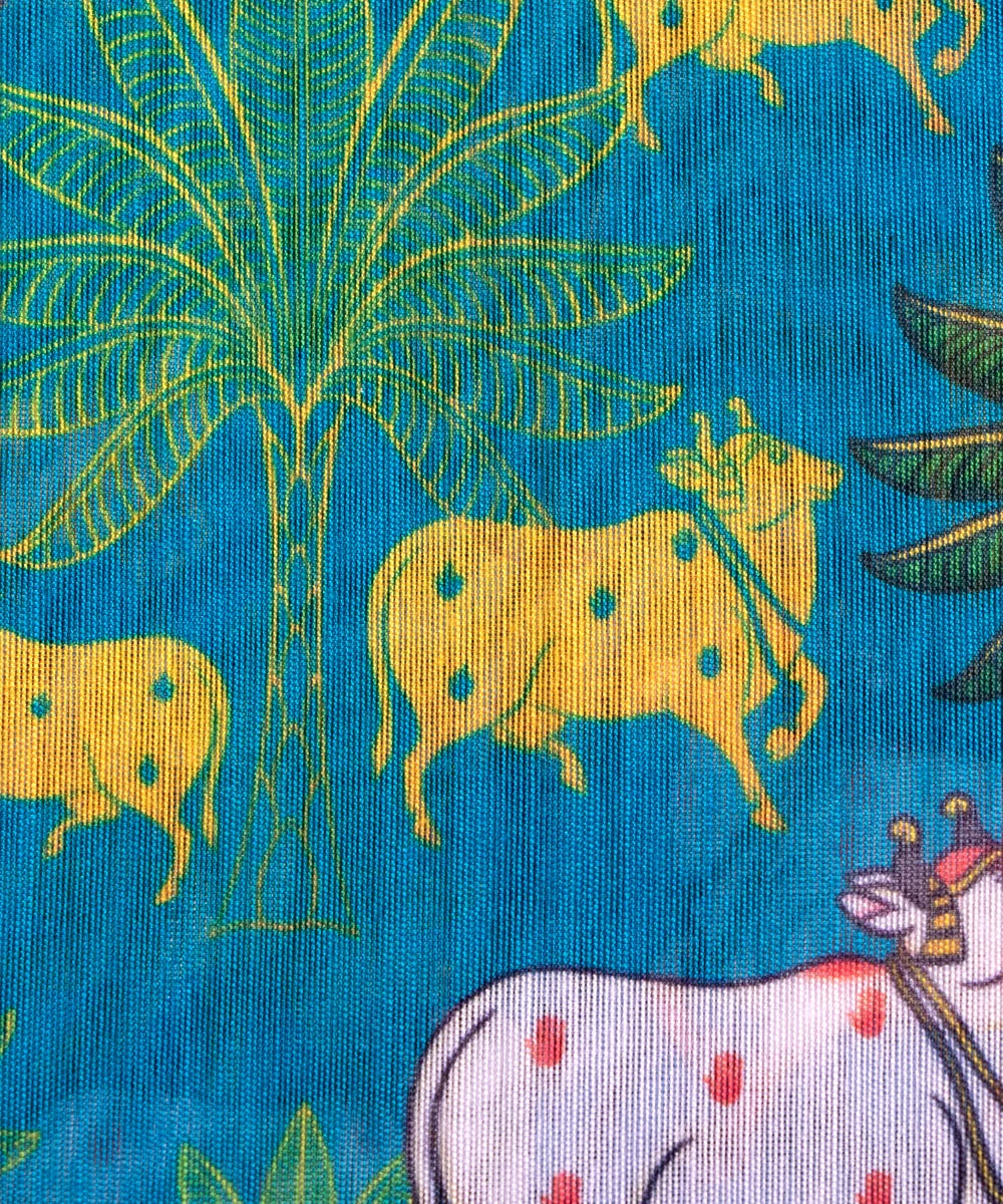 Buy Printed Chanderi Fabric online