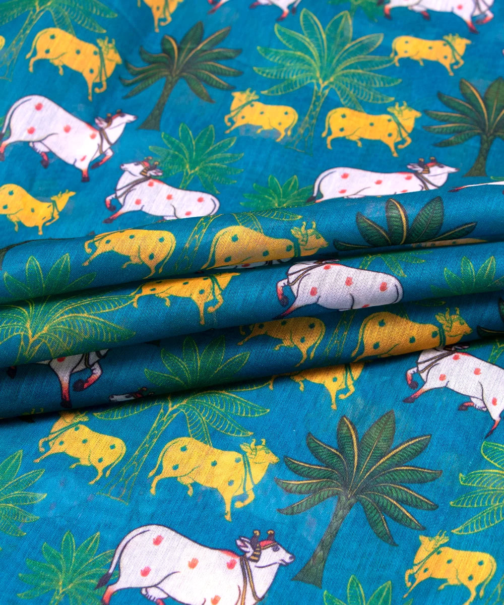 Buy Printed Chanderi Fabric online
