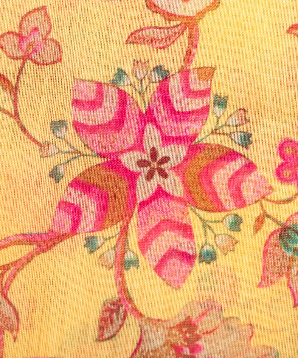 Buy Printed Chanderi Fabric online