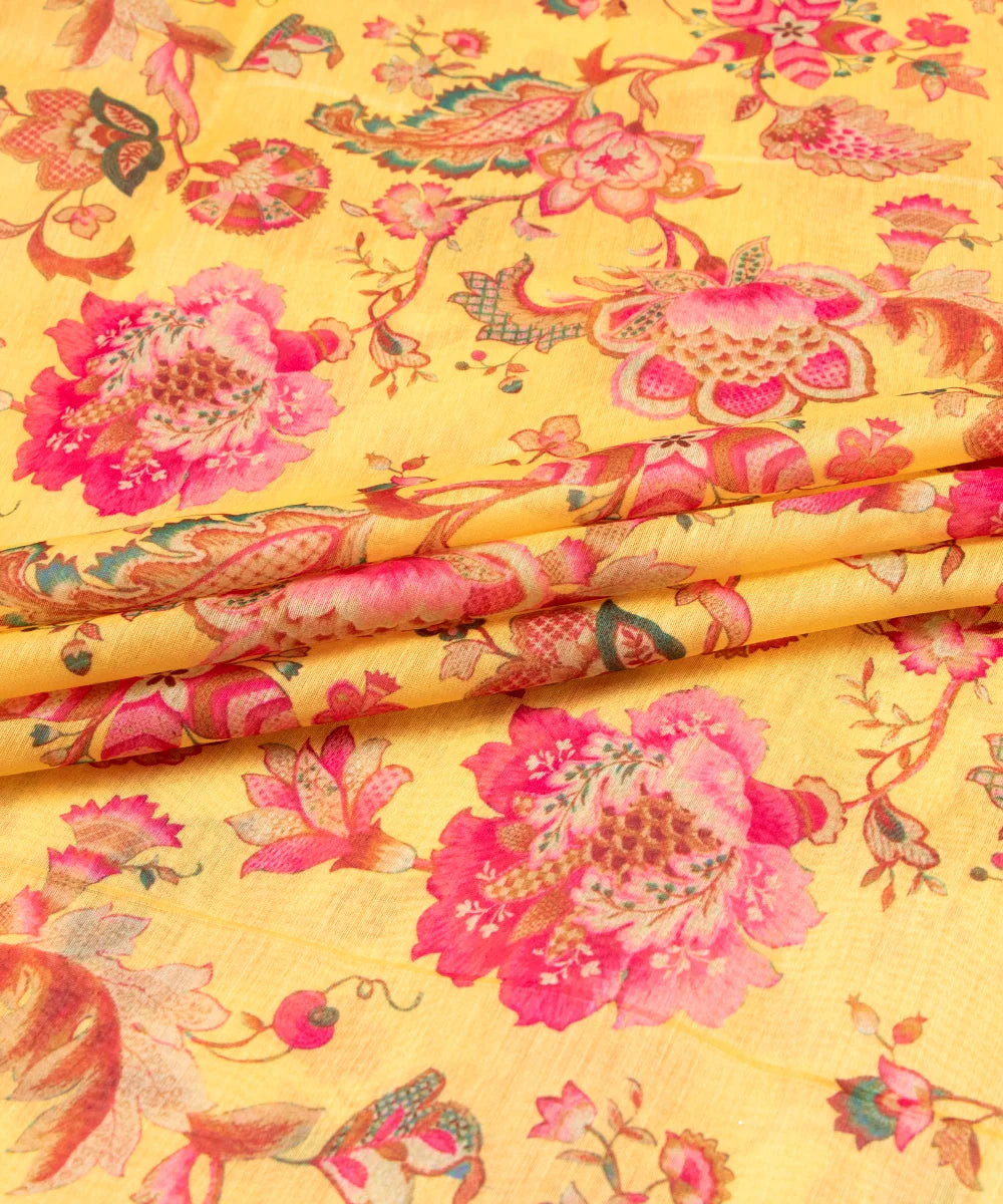 Buy Printed Chanderi Fabric online