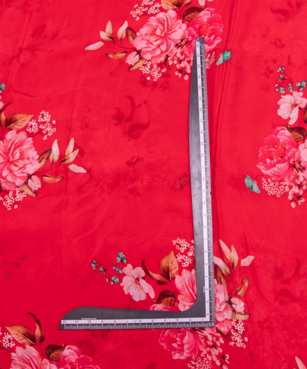 Buy Printed Chinon Silk Fabric Online