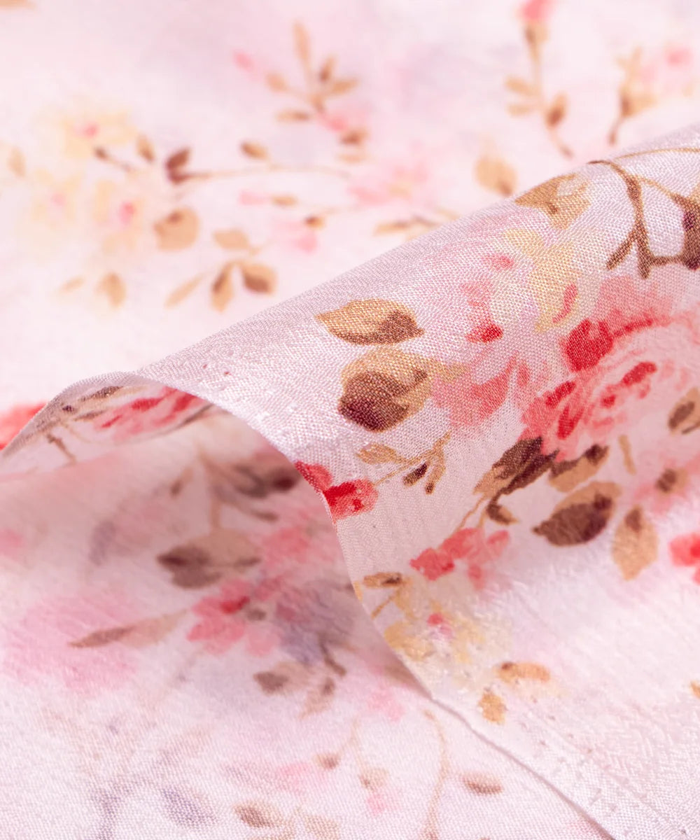 Buy Printed Chinon Silk Fabric Online