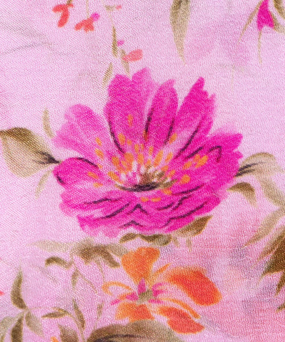 Buy Printed Chinon Silk Fabric Online