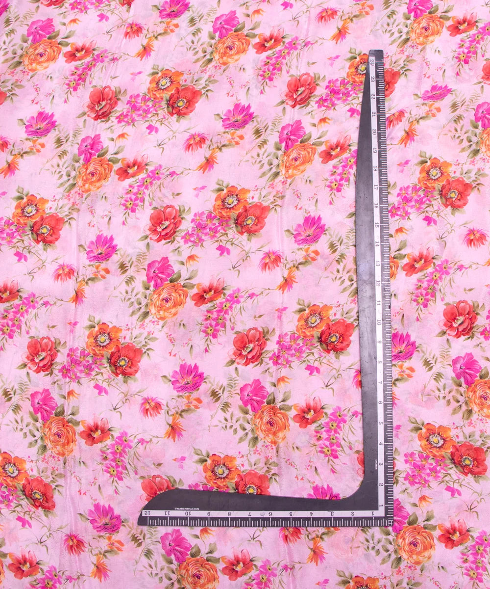 Buy Printed Chinon Silk Fabric Online