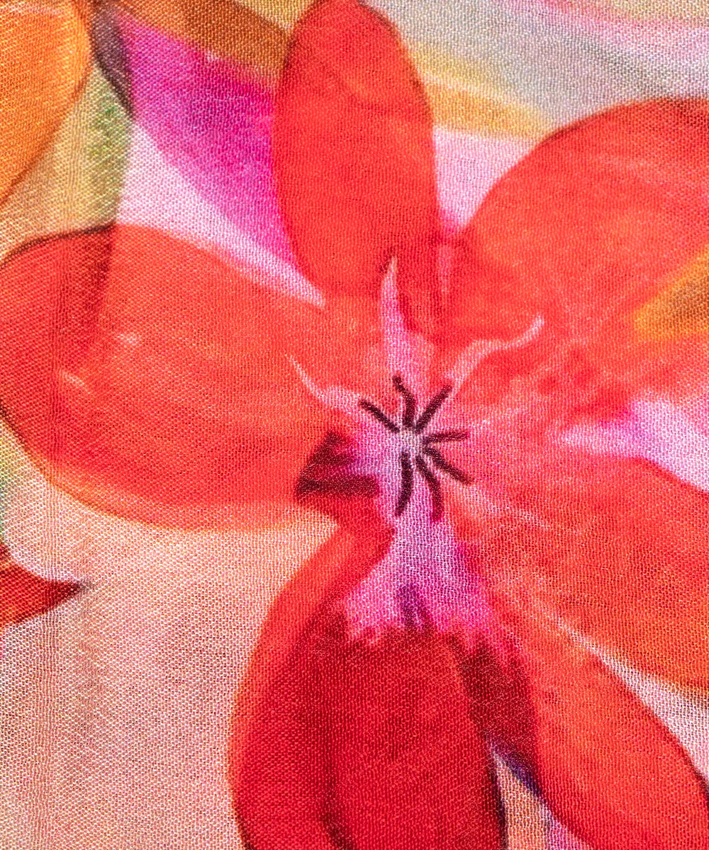 Buy Printed Chinon Silk Fabric Online