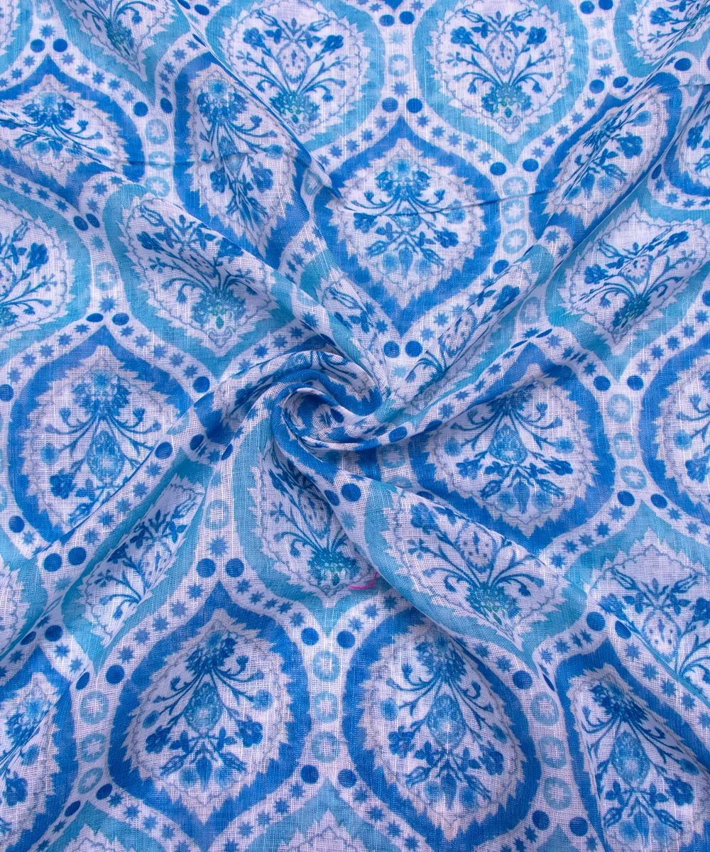 Printed Cotton Linen Fabric