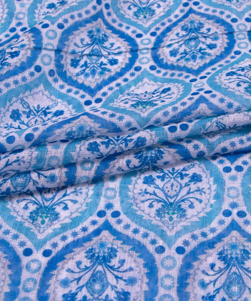 Printed Cotton Linen Fabric