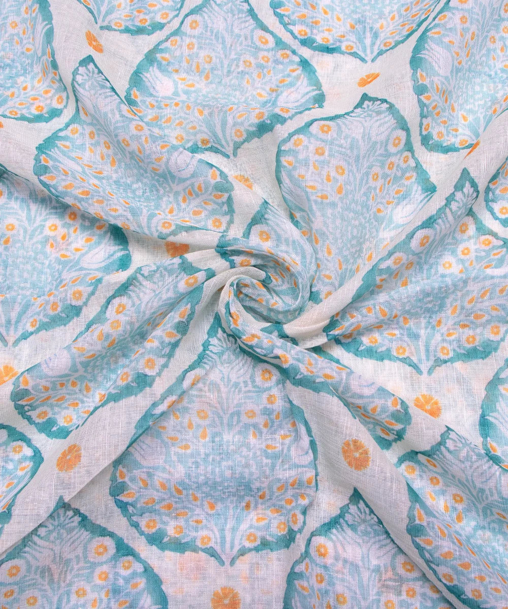 Printed Cotton Linen Fabric
