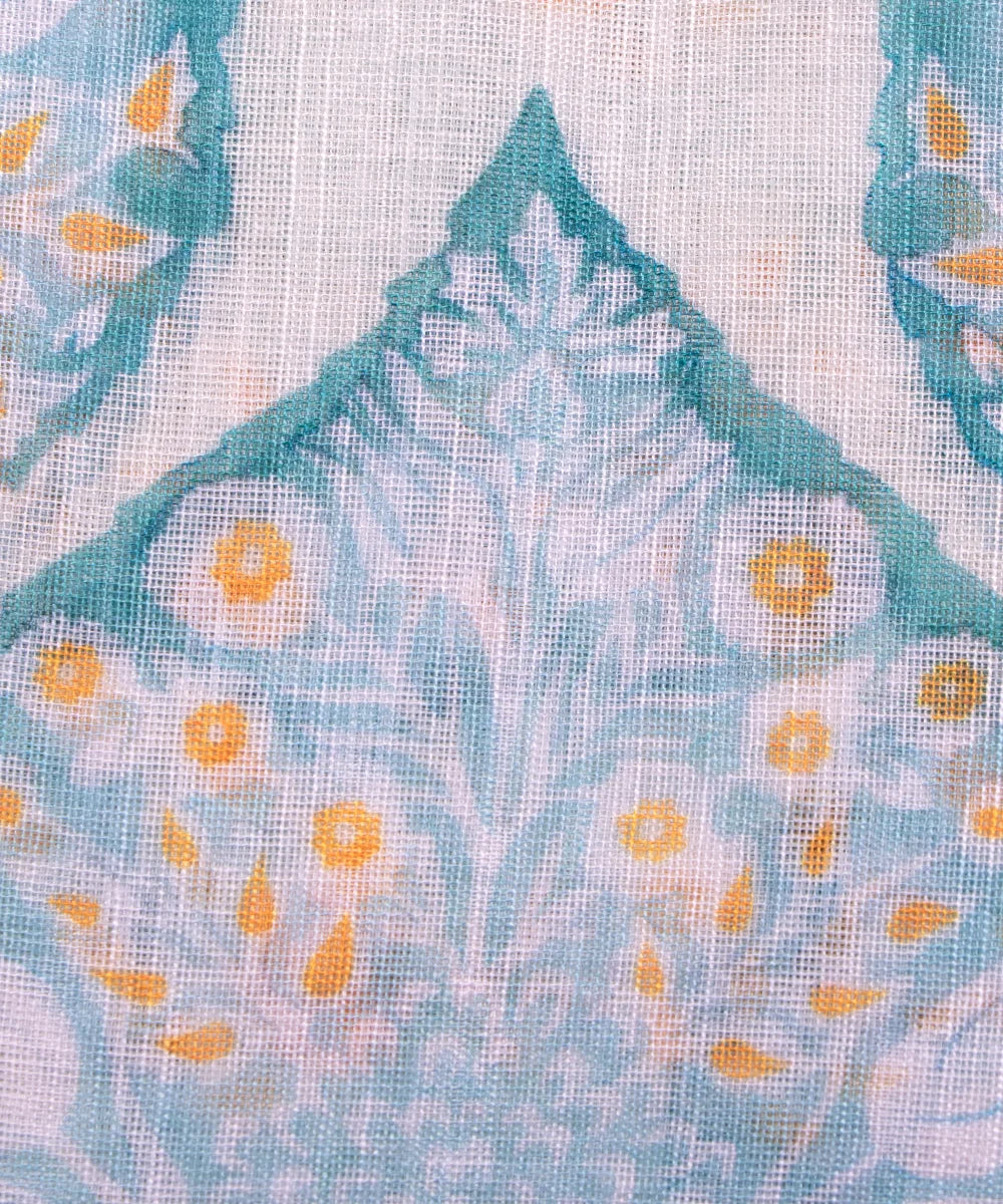 Printed Cotton Linen Fabric