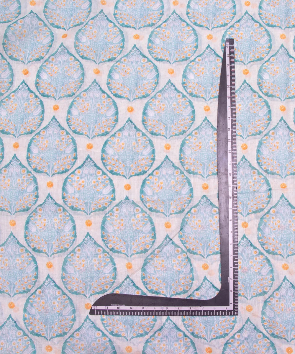 Printed Cotton Linen Fabric