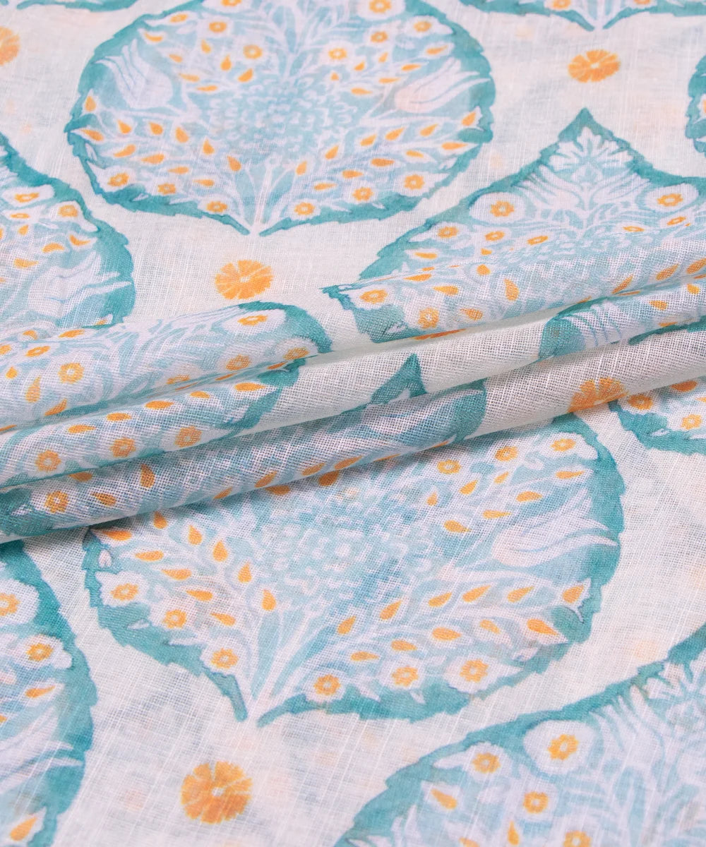 Printed Cotton Linen Fabric