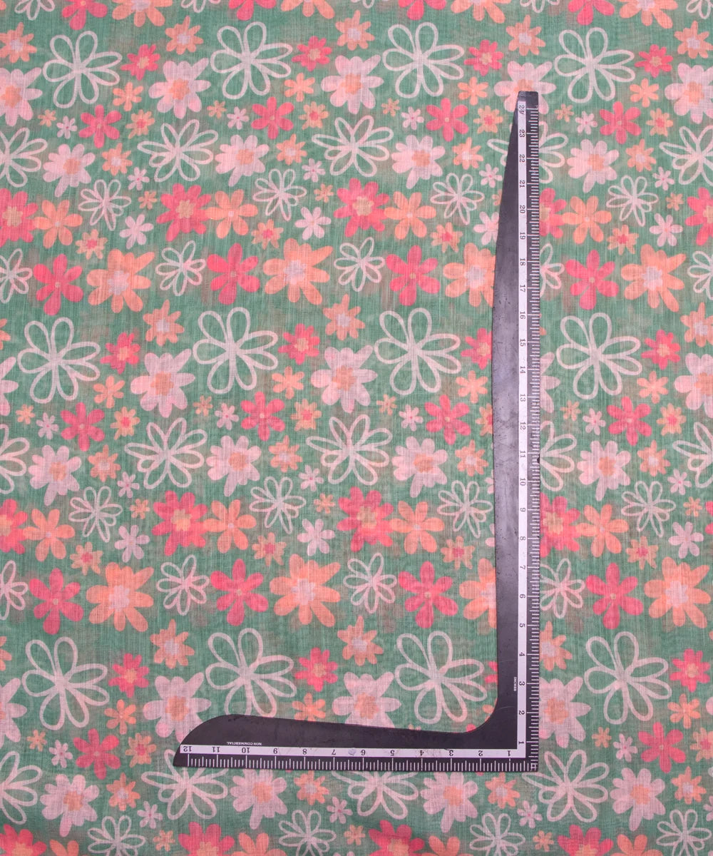 Printed Cotton Linen Fabric
