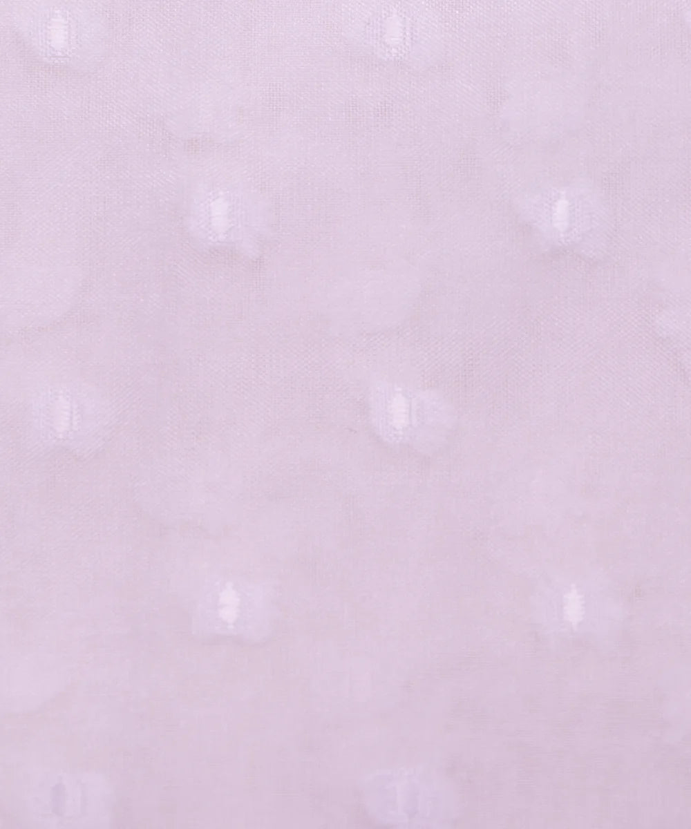 White Dobby Plain Organza Fabric