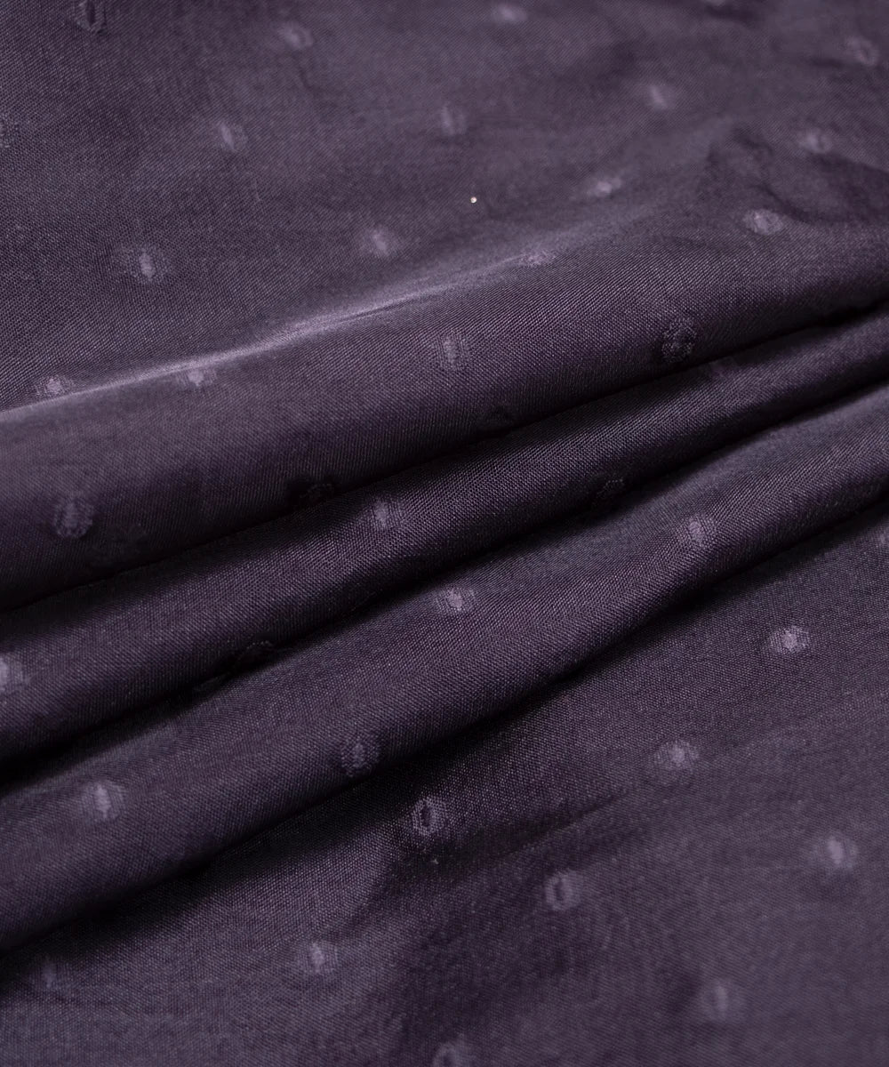 Black Dobby Plain Organza Fabric