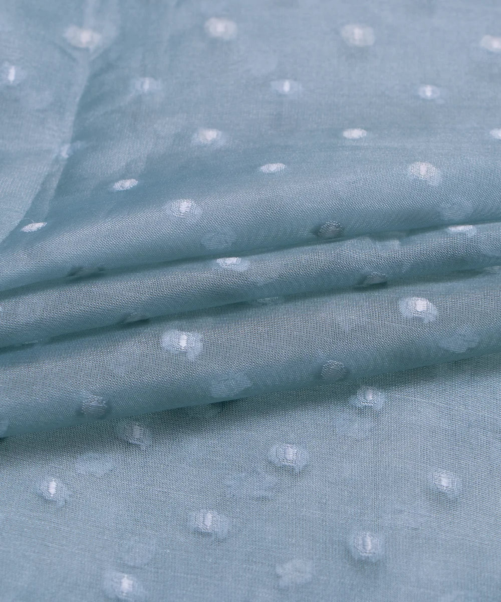 Ash Dobby Plain Organza Fabric