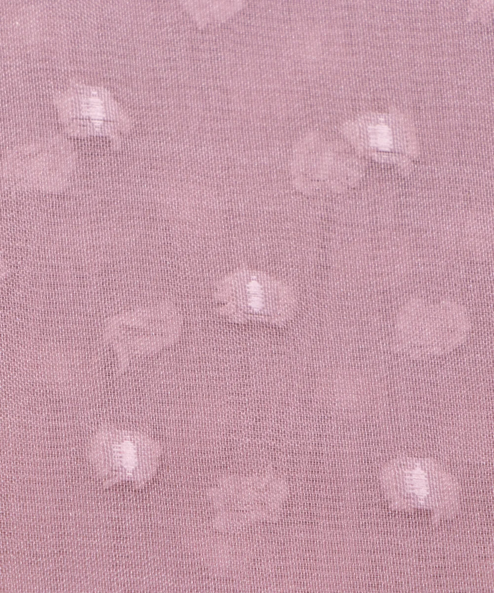 Champagne Pink Dobby Plain Organza Fabric