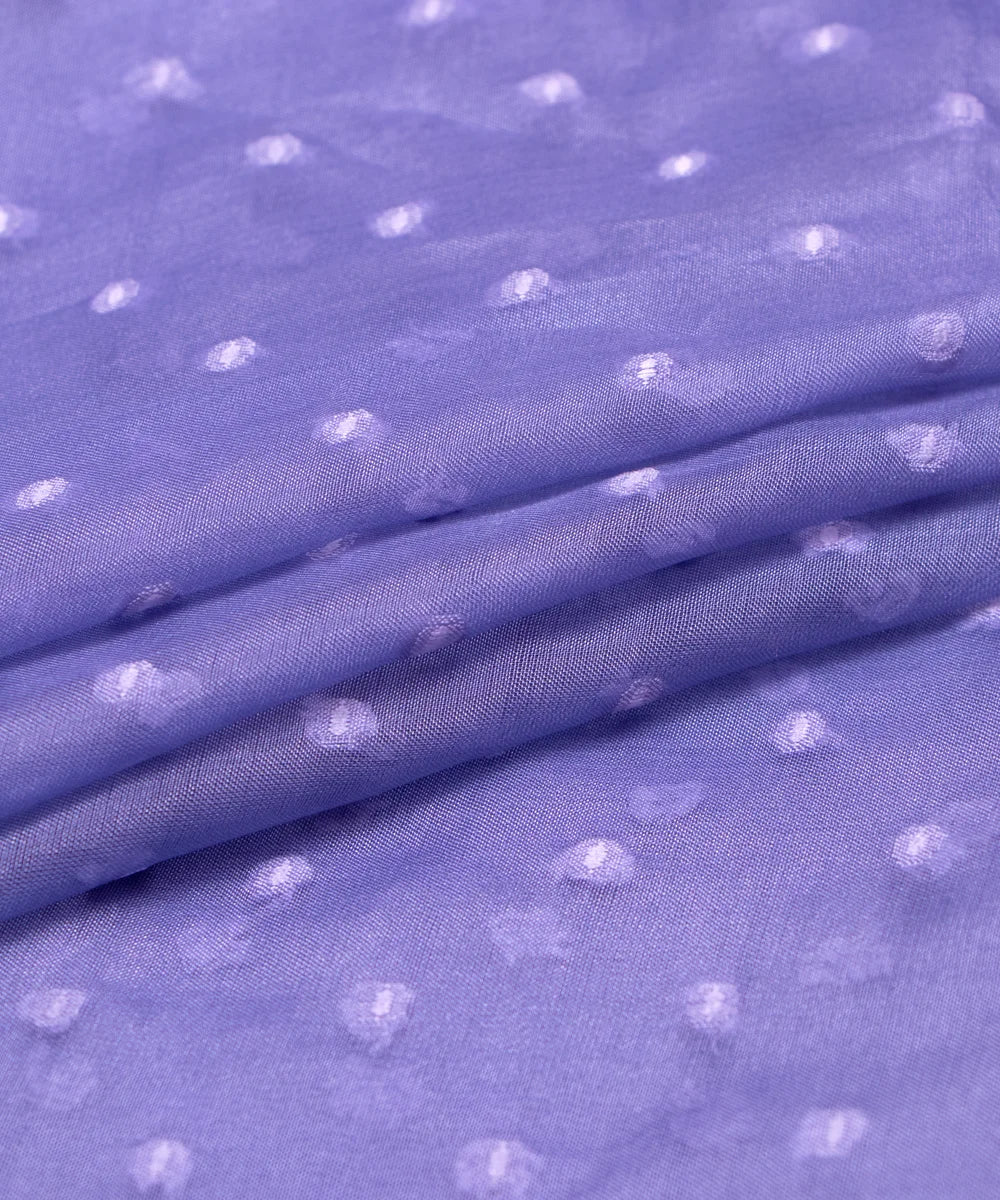 Lavender Blue Dobby Pink Organza Fabric