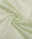 Mint Dobby Plain Organza Fabric
