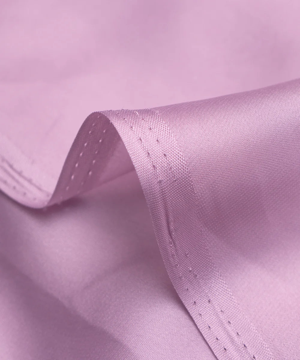 Light Lavender Plain Satin Georgette Fabric
