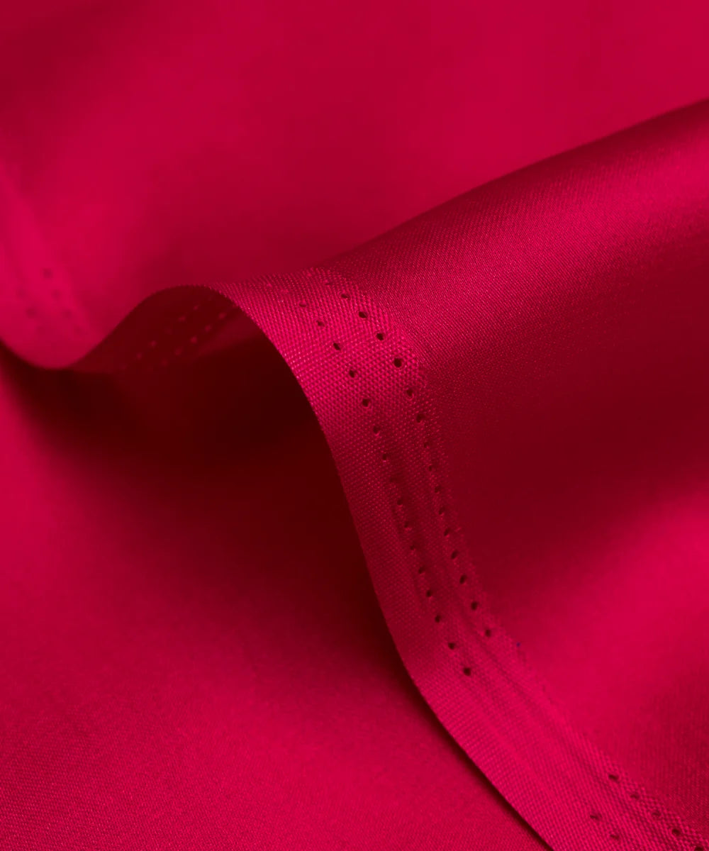 Magenta Plain Satin Georgette Fabric