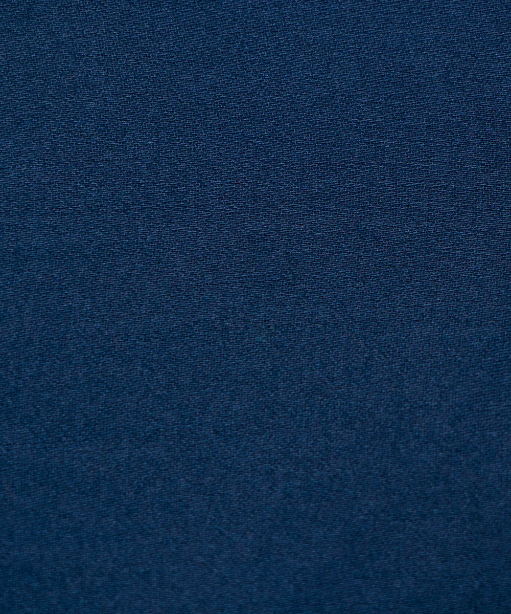 Teal Blue Plain Satin Georgette Fabric