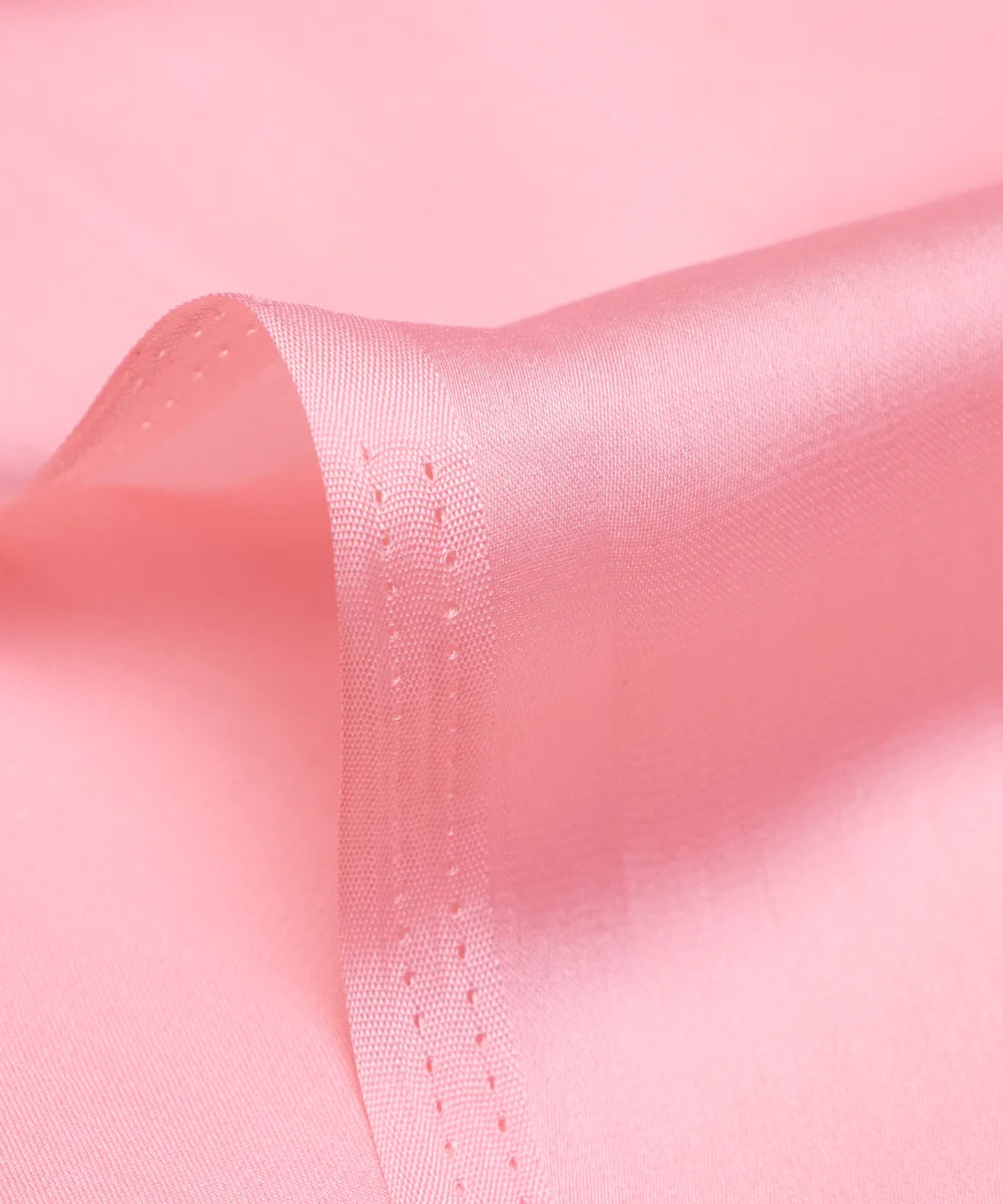 Baby Pink Plain Satin Georgette Fabric