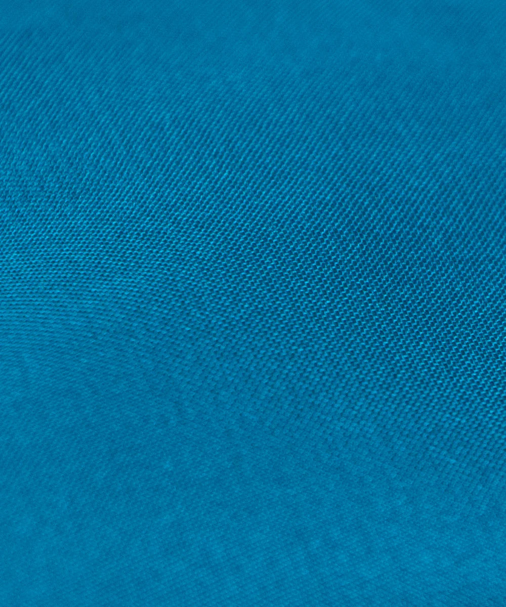 Turquoise Plain Satin Georgette Fabric