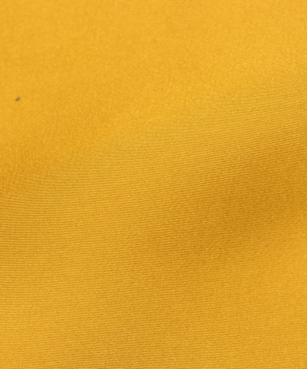 Mustard Yellow Plain Satin Georgette Fabric