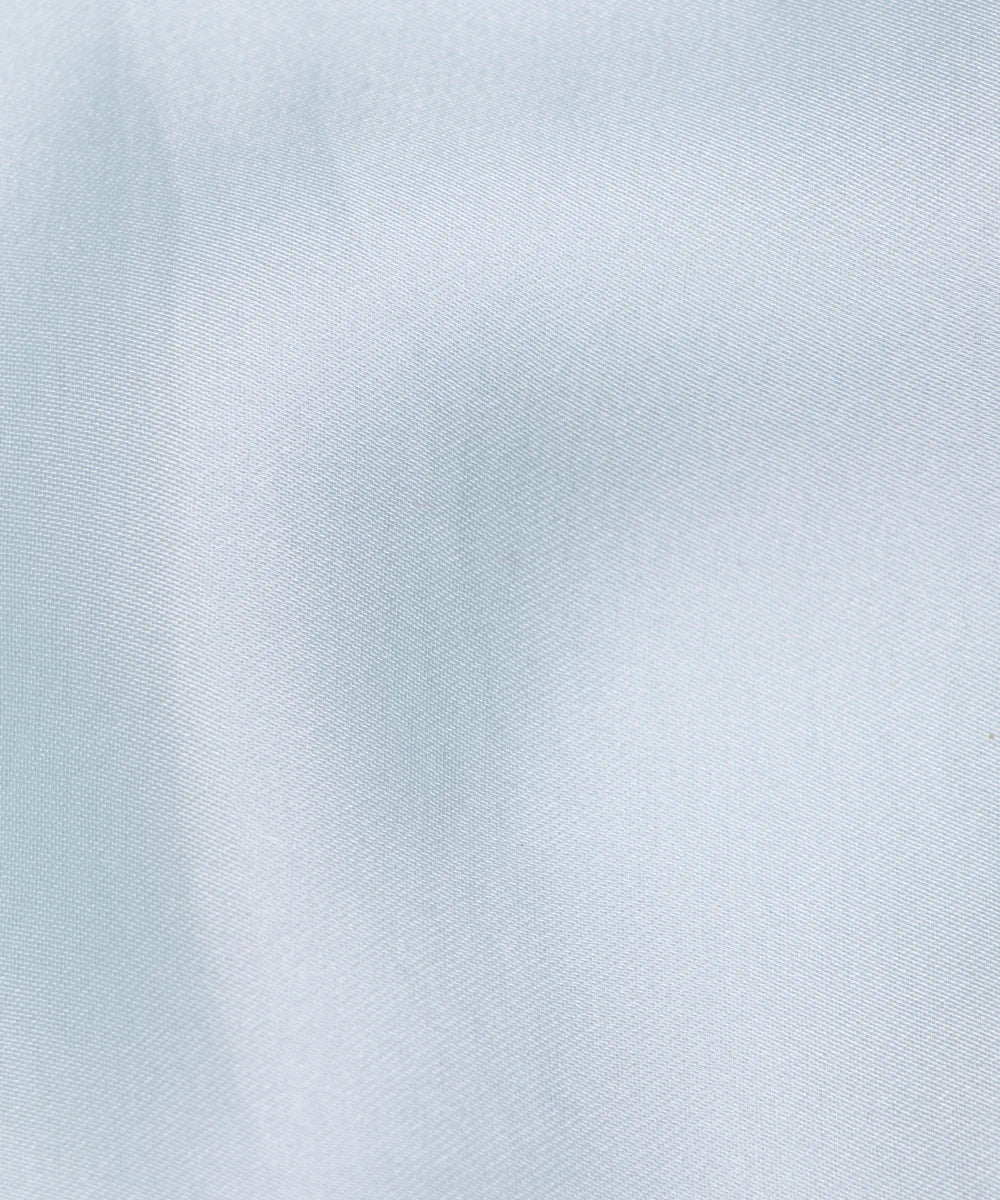 Ivory Plain Satin Georgette Fabric