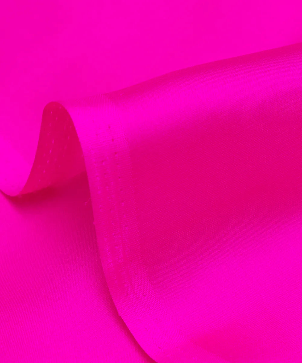 Bright Magenta Plain Satin Georgette Fabric