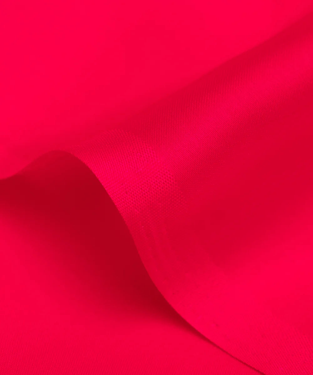 Amaranth Red Plain Satin Georgette Fabric