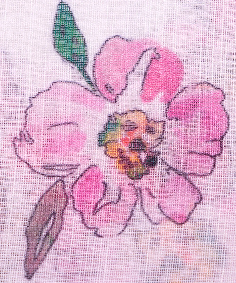 Buy Printed Cotton Linen Fabric