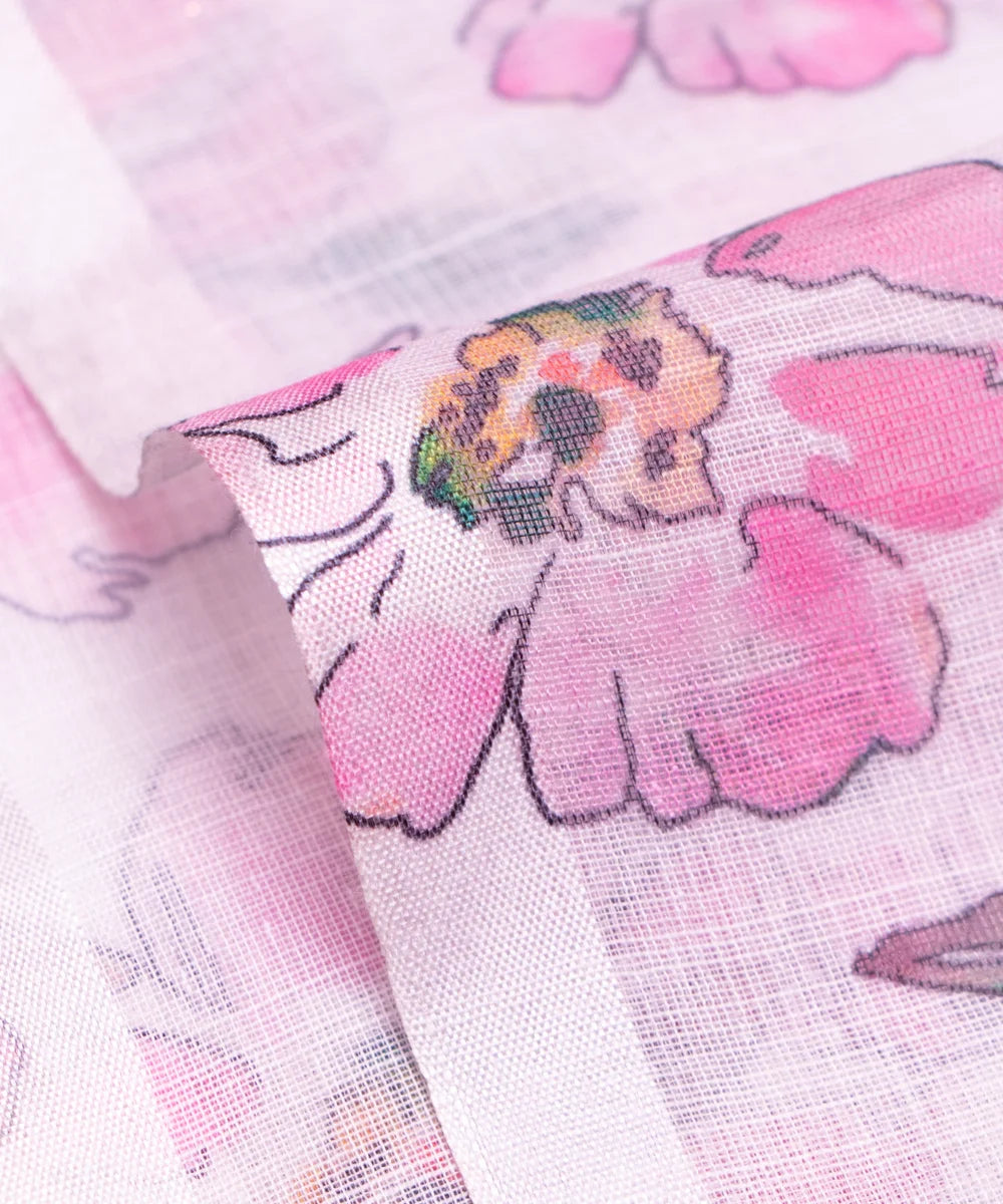 Buy Printed Cotton Linen Fabric
