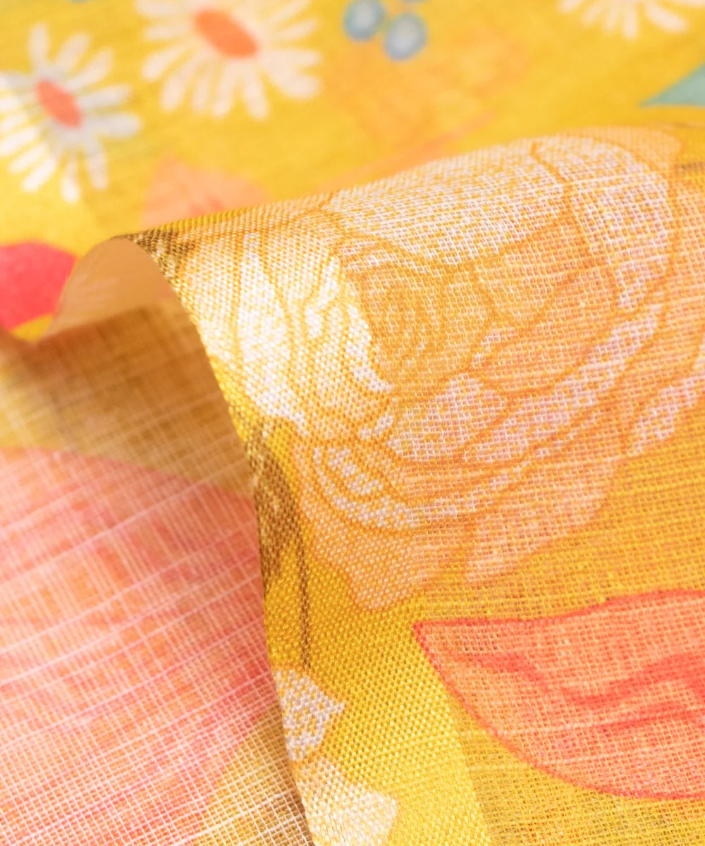 Buy Printed Cotton Linen Fabric
