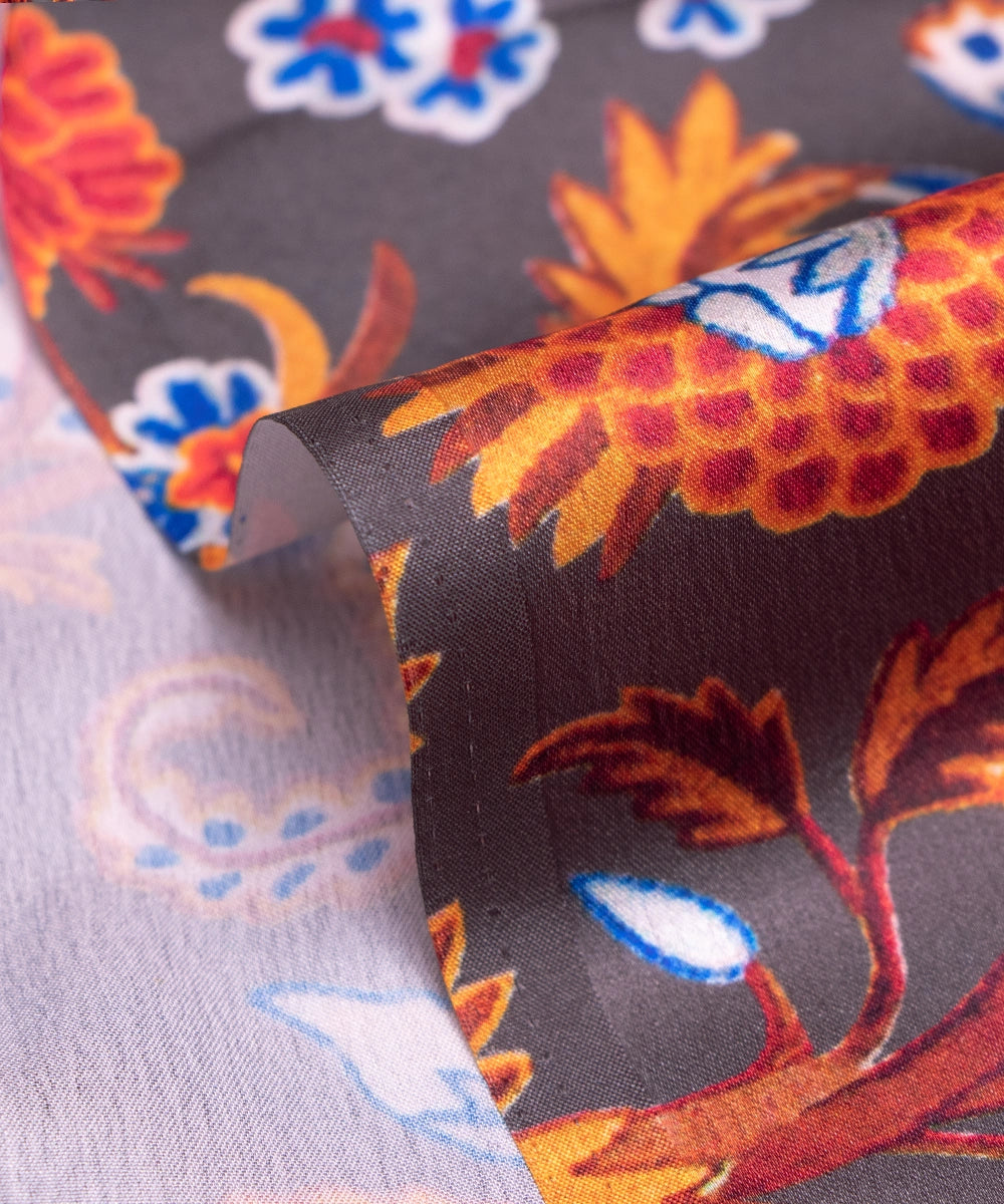 Printed Satin Fabric