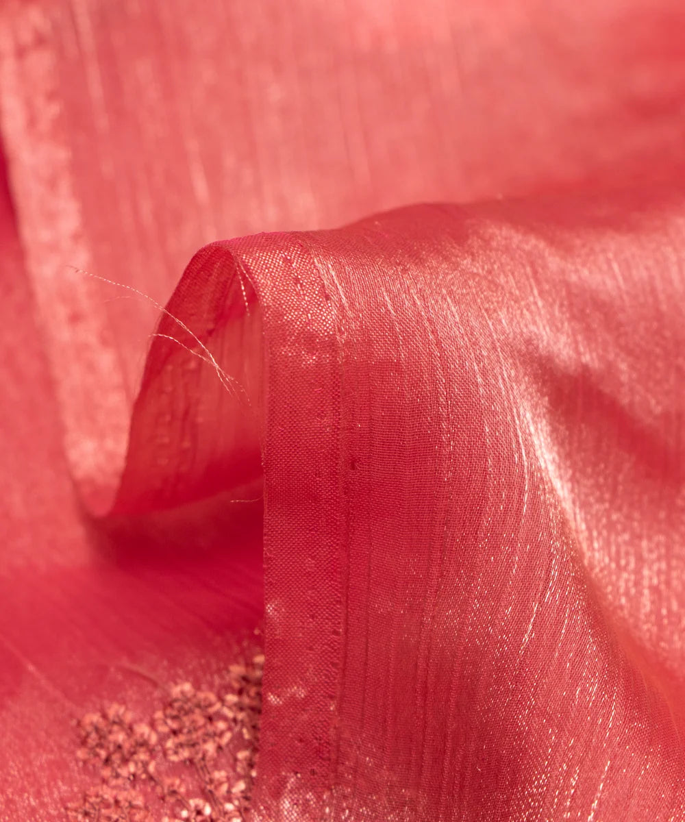 Zari Tissue Silk Fabric