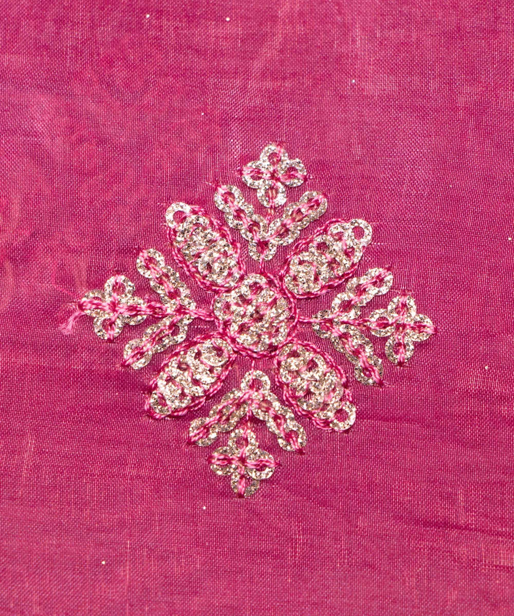 Zari Tissue Silk Fabric