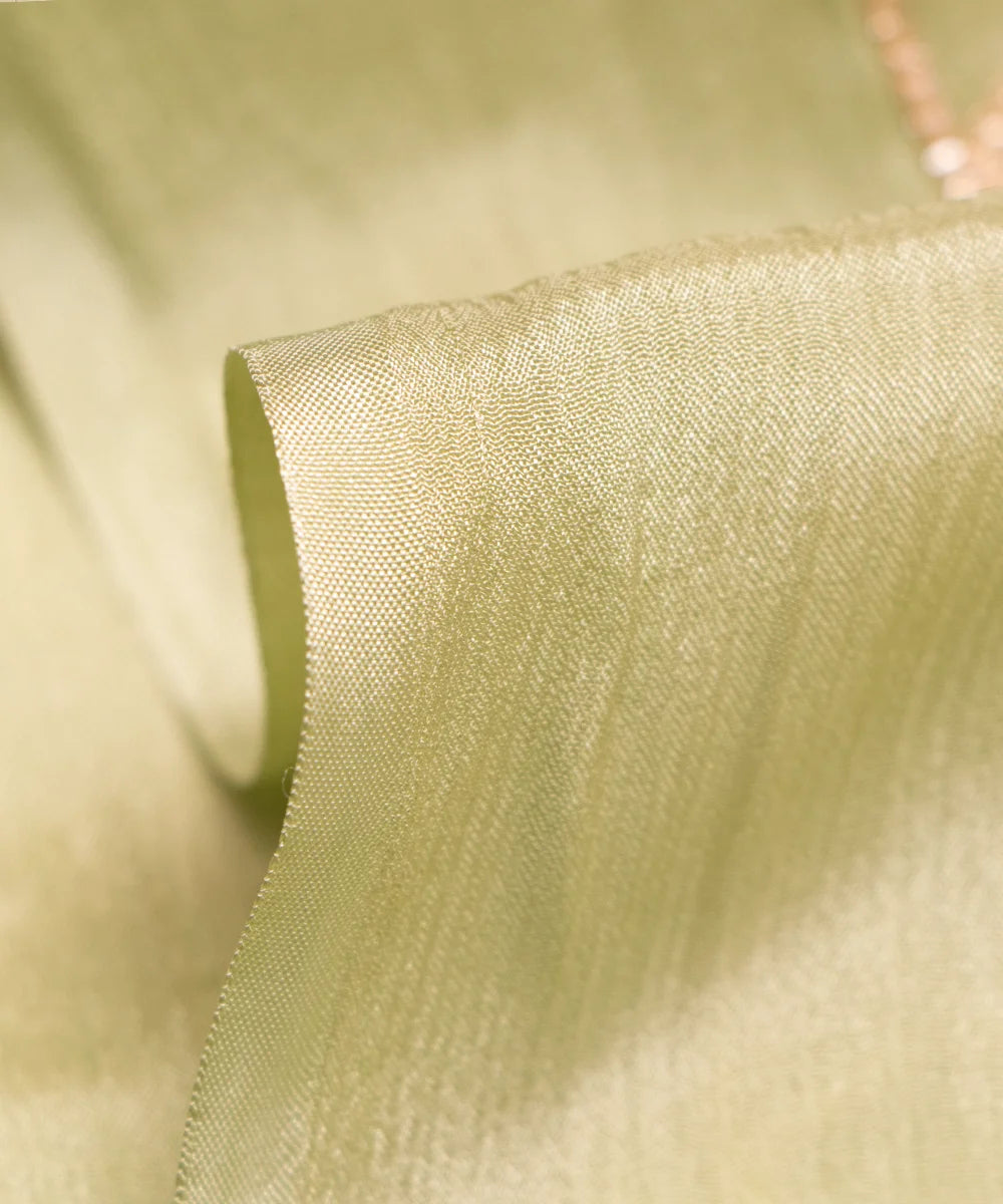 Buy Embroidery Chinon Silk Fabric