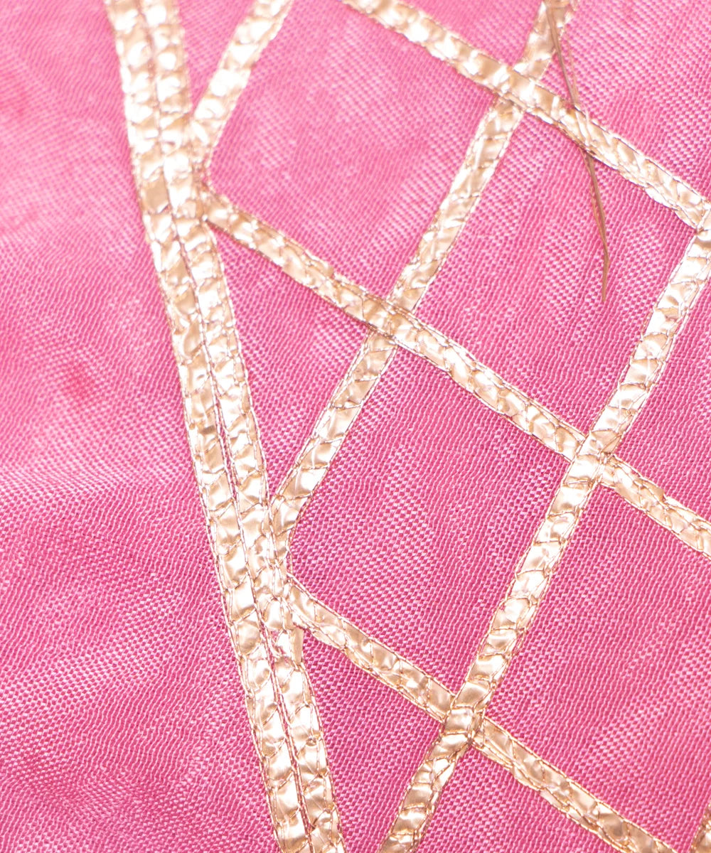 Buy Embroidery Chinon Silk Fabric