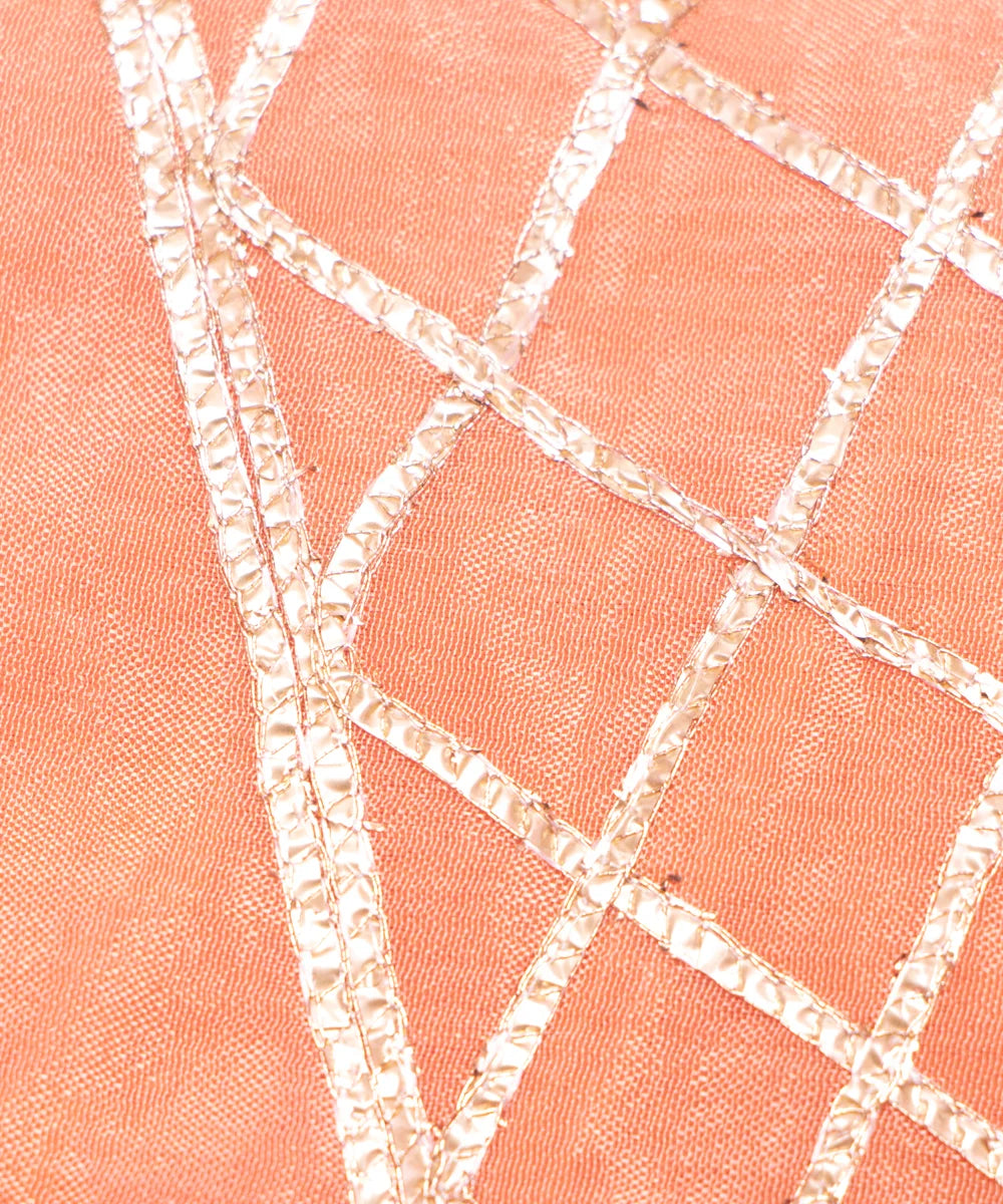 Buy Embroidery Chinon Silk Fabric