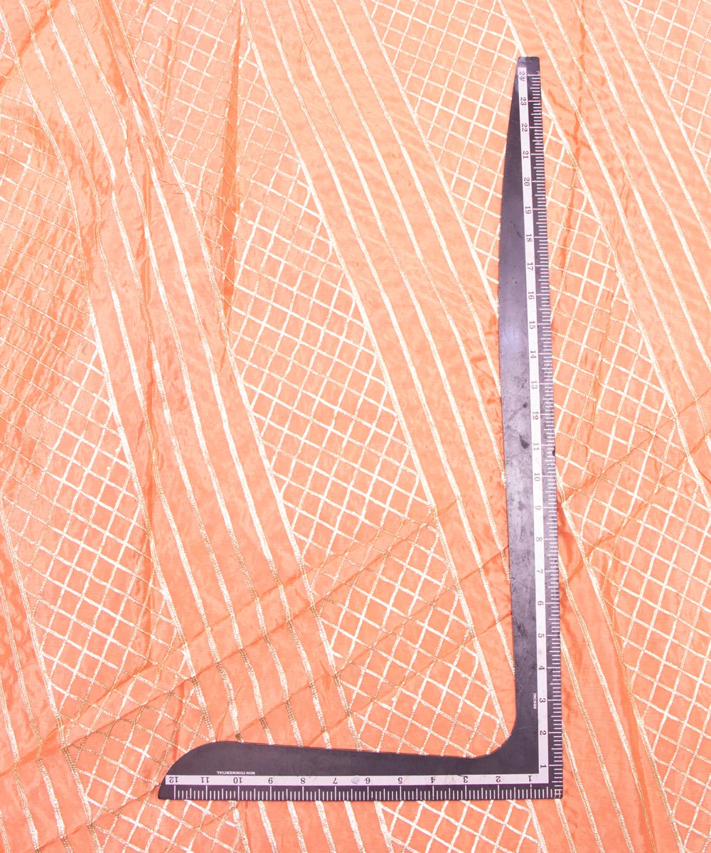 Buy Embroidery Chinon Silk Fabric