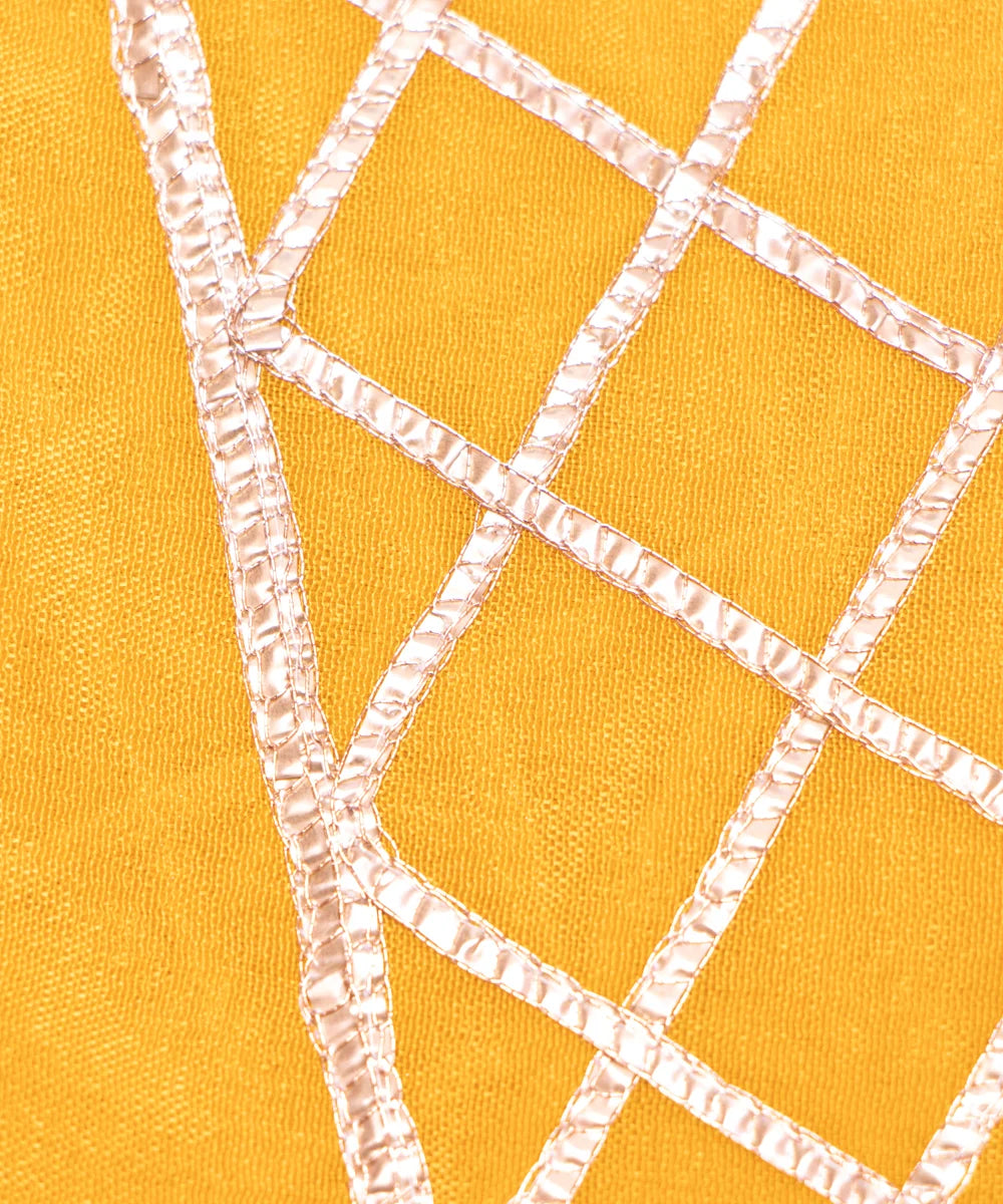 Buy Embroidery Chinon Silk Fabric