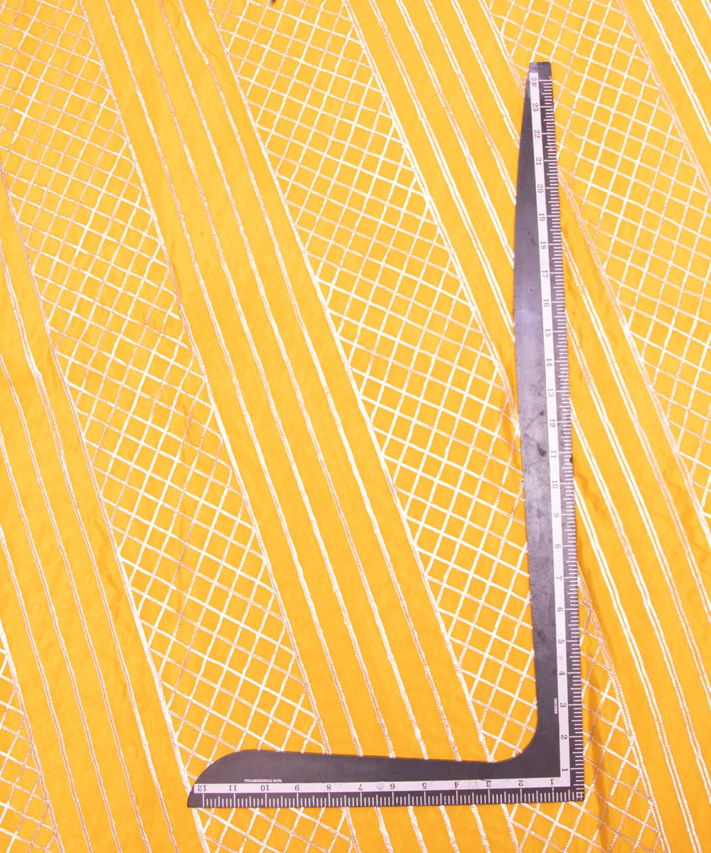 Buy Embroidery Chinon Silk Fabric