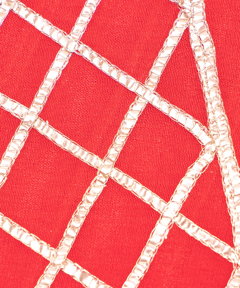 Buy Embroidery Chinon Silk Fabric