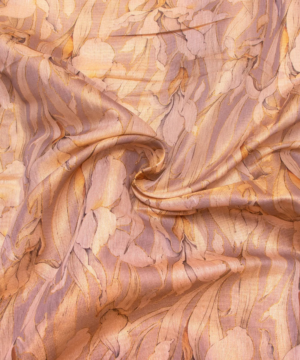 Printed Silk Tissue Fabric