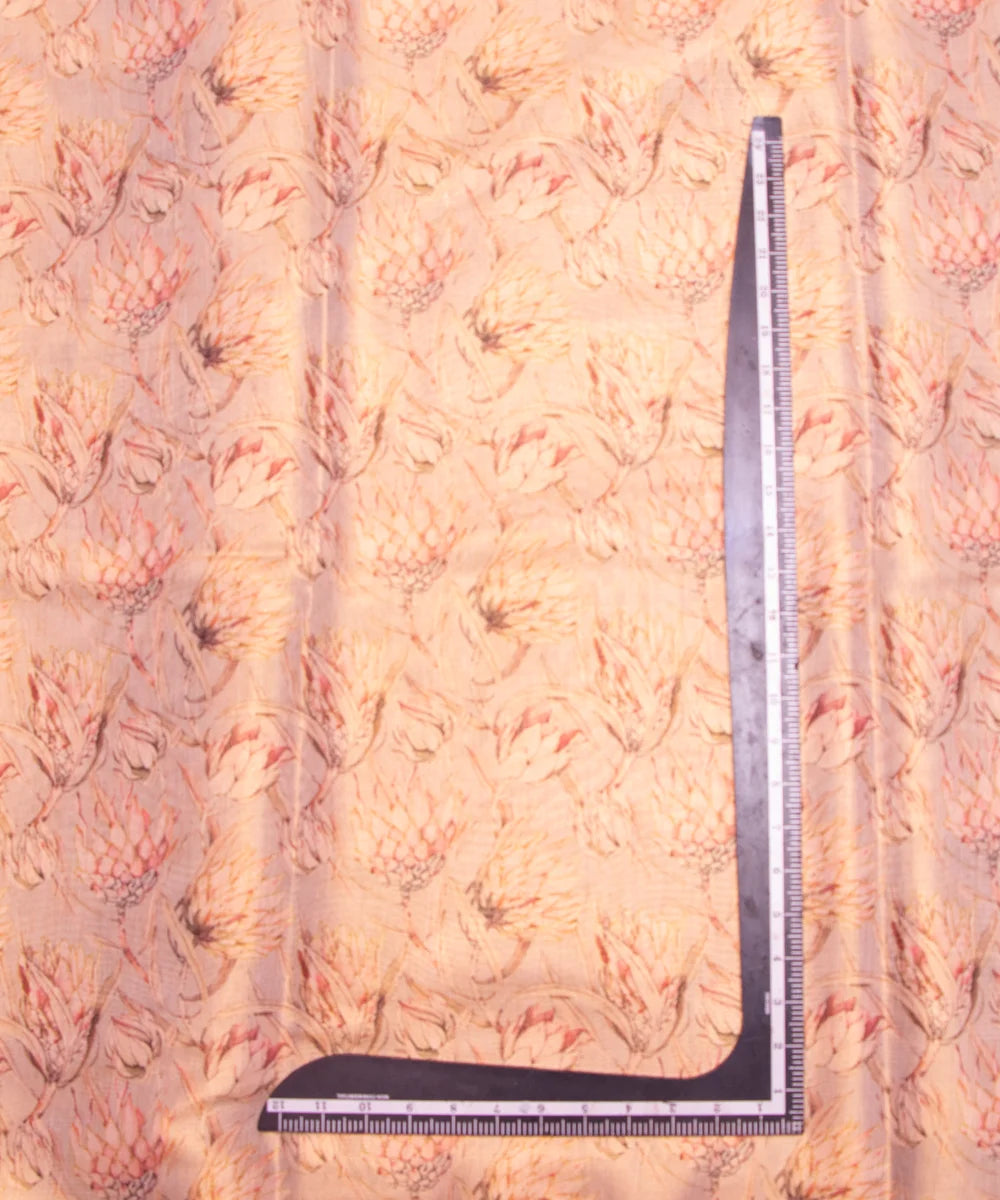 Printed Silk Tissue Fabric